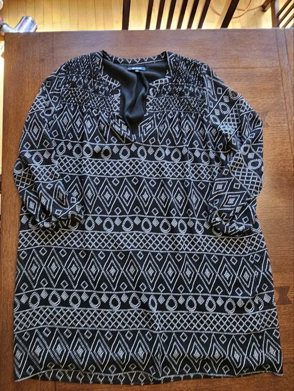 Madewell Shift Dress Geometric Pattern Medium
